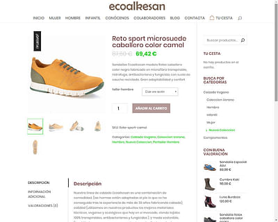 Tienda Online + Web Corporativa Empresa de Calzado - E-commerce