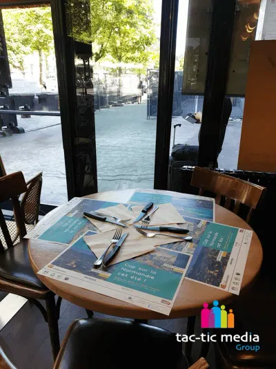 Le set de table publicitaire SNCF - Print