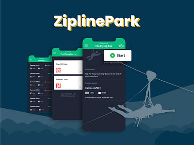 ZiplinePark - camera management solution - Webanwendung