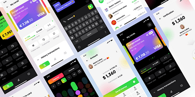 Banking App UX/UI Design - Motion-Design