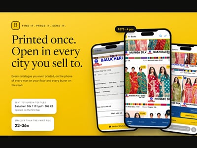 Fabrary Book: catalogue app for a saree wholesaler - Software Entwicklung