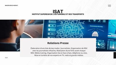 ISAT X MAISON BOLD AGENCY - Public Relations (PR)