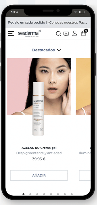 E-commerce Sesderma - E-commerce