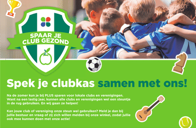 Plus spaaractie voor lokale clubs - Data Consulting