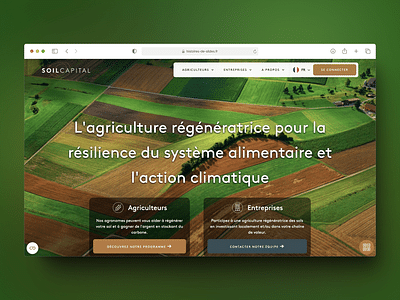 Refonte de site avec simulateur pour Soil Capital - Création de site internet