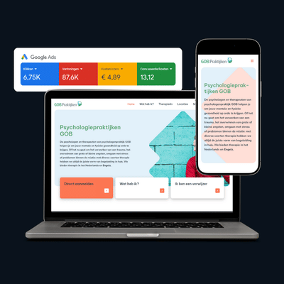 Website voor GOB Praktijken - Growth Marketing