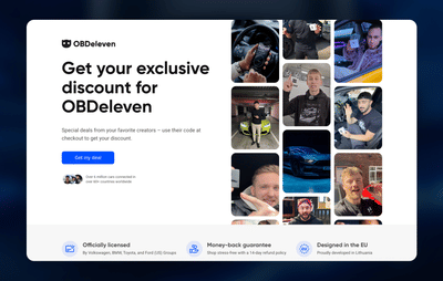 OBDEleven - Website Creatie