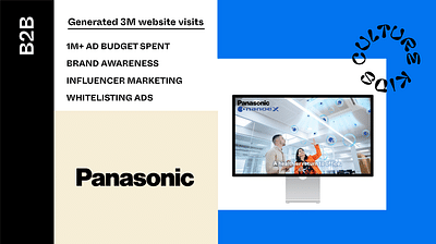 Panasonic - Media Buying & Influencer Marketing - Social media