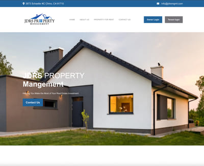 JDRS Management Website - Webseitengestaltung