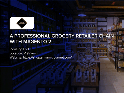 A professional grocery retailer chain with Magento - Application mobile