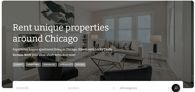 Airbnb Short Term Rental Website - Webseitengestaltung