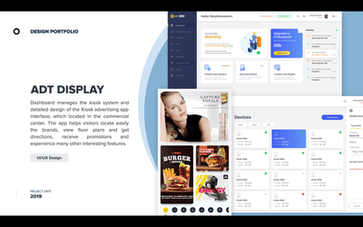 ADT Display - Kiosk system - Web Applicatie