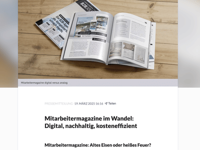 Fachartikel: Mitarbeitermagazine im Wandel - Textgestaltung