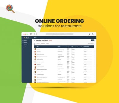Centralised App For Food Order Management - Ergonomy (UX/UI)
