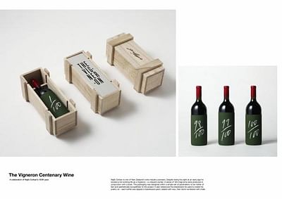THE VIGNERON CENTENARY WINE - Werbung