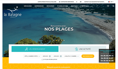 Office de Tourisme La Balagne (Corse) - E-commerce