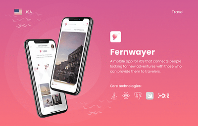 Fernwayer: Travel Social Media App - Mobile App