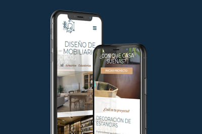 Diseño web Virginia Pérez Interiorismo - Diseño Gráfico