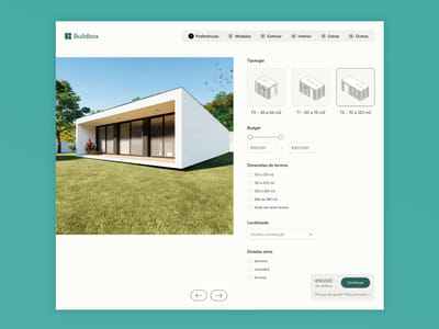Modular Homes Website - Webanwendung