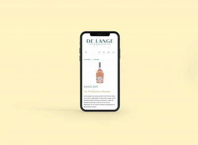 Nieuw platform Wijnkooperij de Lange - Web Applicatie