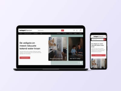 Custom webshop voor Hotspot Titanium in twee talen - E-commerce
