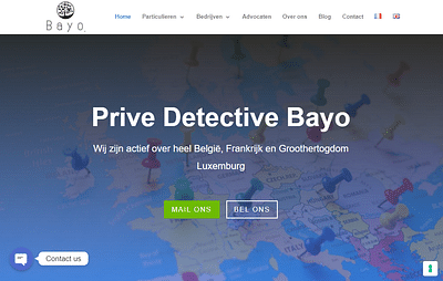 Detective Bayo | Website, Social media, Google Ads - Website Creatie