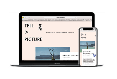Tell Me A Picture branding - Rédaction et traduction