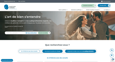 AUDITION CONSEIL : Refonte du site web Wordpress - Creación de Sitios Web