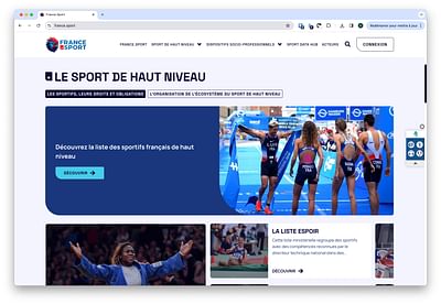 France.Sport - Webanwendung