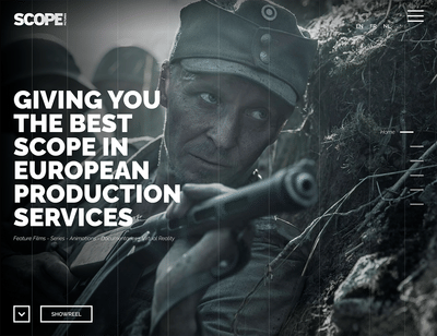 SCOPE Pictures website - Création de site internet