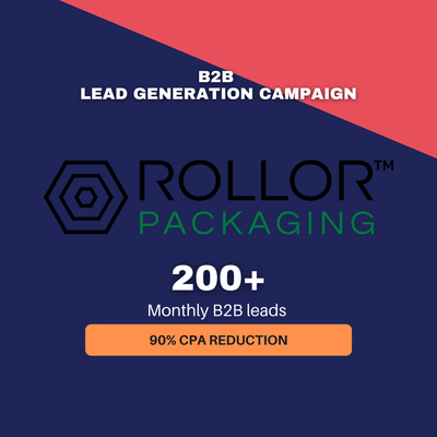 Rollor Packaging B2B lead generation campaign - E-commerce