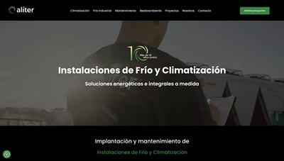 Aliter Soluciones: SEO B2B para climatización y frío industrial - SEO