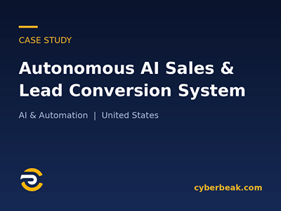 Autonomous AI Sales & Lead Conversion System - Artificial Intelligence
