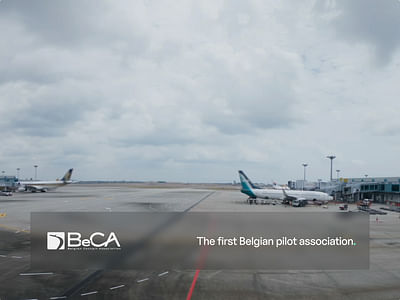 Website for the first Belgian pilot association - Grafische Identiteit