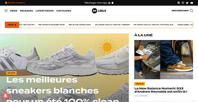 Le Site de la Sneaker - Référencement naturel