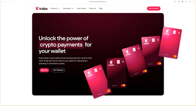 Rendre le Web3 accessible, avec Kulipa sur Webflow - Création de site internet