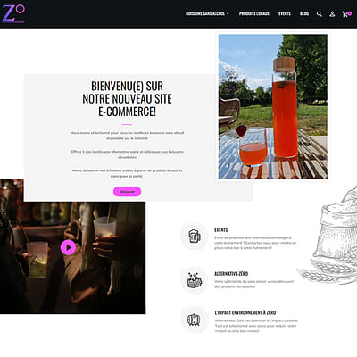Site Prestashop pour Alternatives Zéro - E-commerce