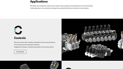 Nuovo sito per EBI Motion Control - Marketing