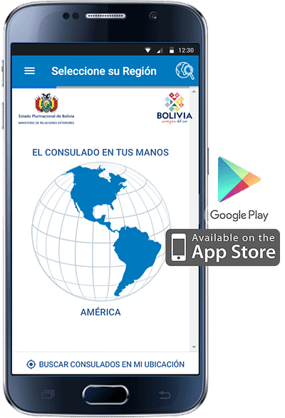 Application mobile pour les consulats de Bolivie - Mobile App
