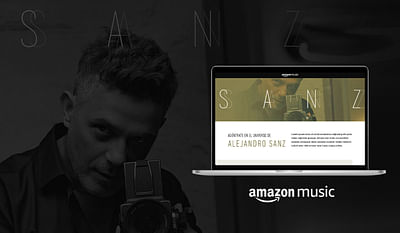 Amazon Music Presenta Sanz - Experiencia Inmersiva - Estrategia digital