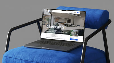 Branding and Website Development for Grand Space - Identité Graphique