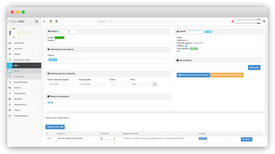 Wipoid: intranet Laravel con 11 módulos para e-commerce - Creación de Sitios Web