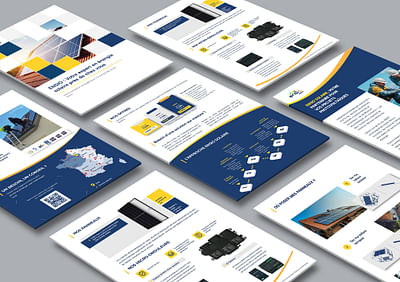 Creation d'une brochure - Diseño Gráfico