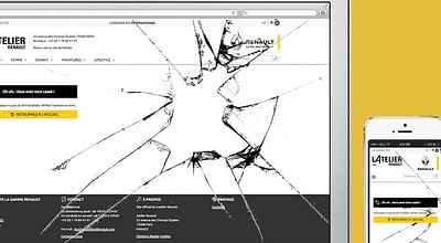 Responsive design - l'Atelier Renault - Web Application