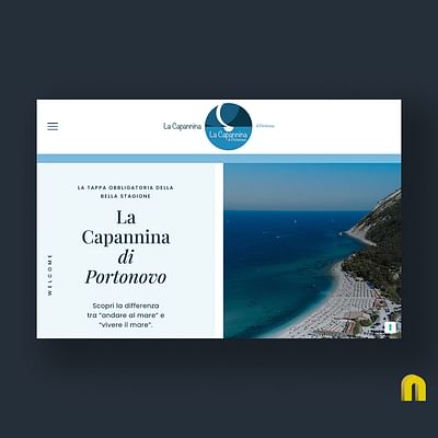 Site & Social Strategy La Capannina di Portonovo - Creazione di siti web