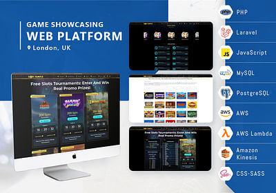 Game Showcasing Web Platform - Graphic Design