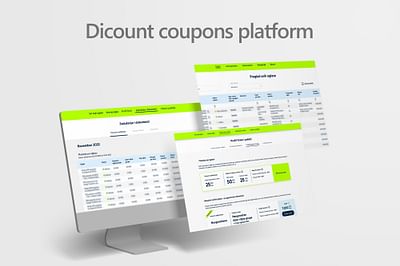 Discount coupon platform - Webanwendung