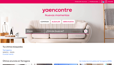 Posicionamiento web de yaencontre.com - E-commerce