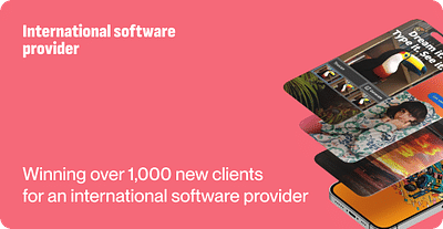 International software provider - Publicité