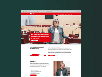 Website-Komplex für SPD-Landtagsabgeordnete - Creación de Sitios Web